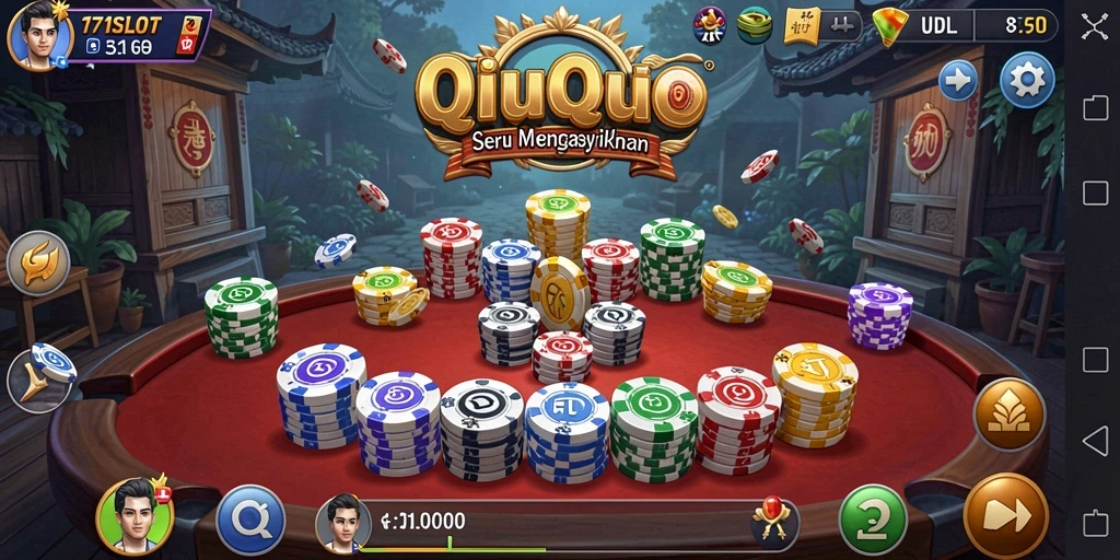 Tampilan gameplay QiuQiu yang seru dalam 171SLOT.