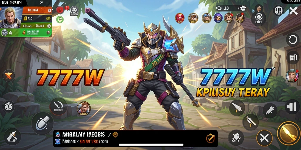 Screenshot aplikasi 7777W menampilkan berbagai alat Utility yang berguna.