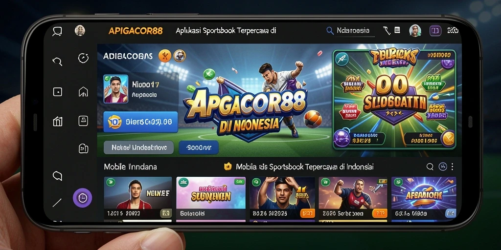 Tampilan gameplay menarik dari aplikasi Sportsbook APIGACOR88.