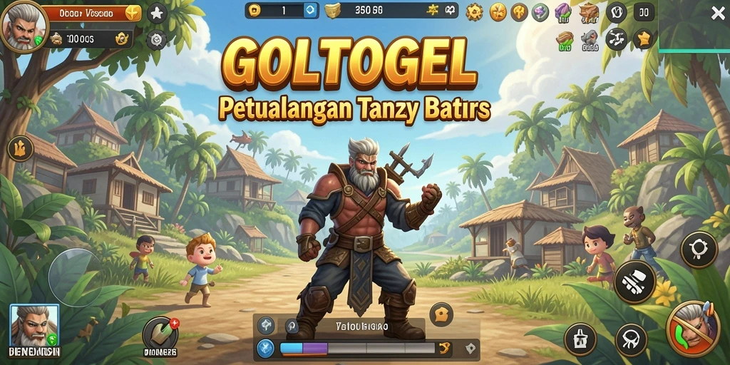 Tampilan gameplay GOLTOGEL yang menakjubkan di dunia terbuka.