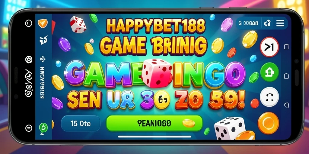 Tampilan menarik dari gameplay Bingo di HAPPYBET188.