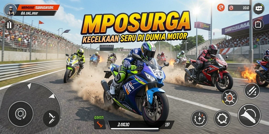 Tampilan menakjubkan dari balapan seru di MPOSURGA.