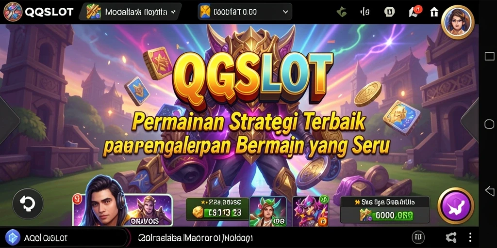 Tampilan gameplay QQSLOT menunjukkan strategi seru dan interaksi antar pemain.
