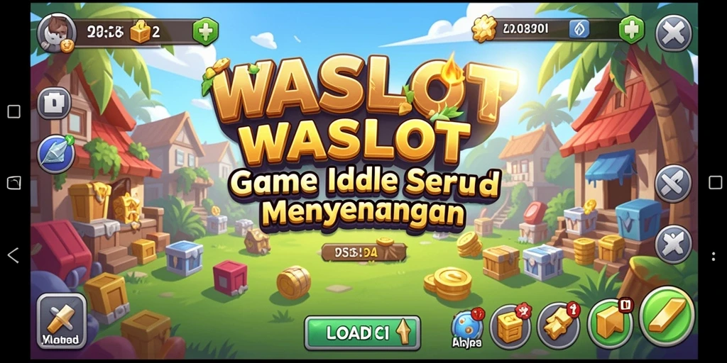 Tampilan gameplay <strong>WASLOT</strong> yang menawan dan penuh warna.