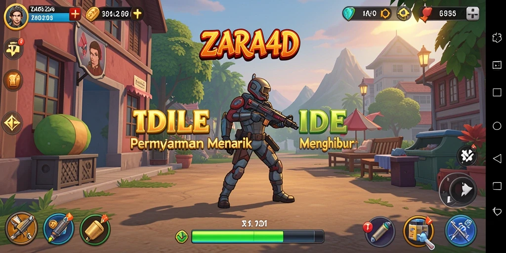 Tampilan gameplay ZARA4D yang menarik dan inovatif.